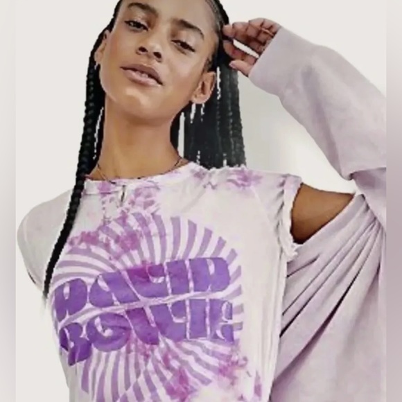 CHASER Brand DAVID BOWIE Concert Graphic Gauzy Cotton Tee Shirt - Picture 6 of 6